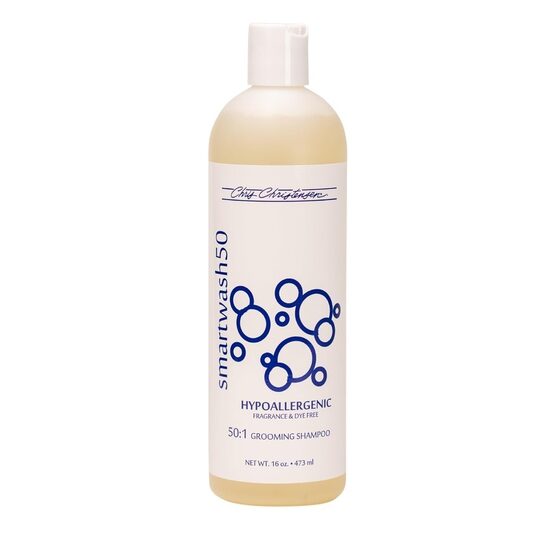 CHRIS CHRISTENSEN SmartWash 50 Hypoallergenic Blend Grooming Shampoo, 473 ml - hipoalerģisks šampūns suņiem un kaķiem 354ml